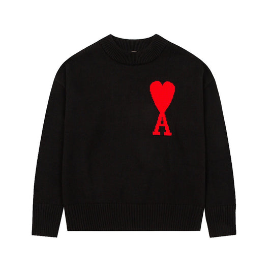 'Heart' - Sweater Black